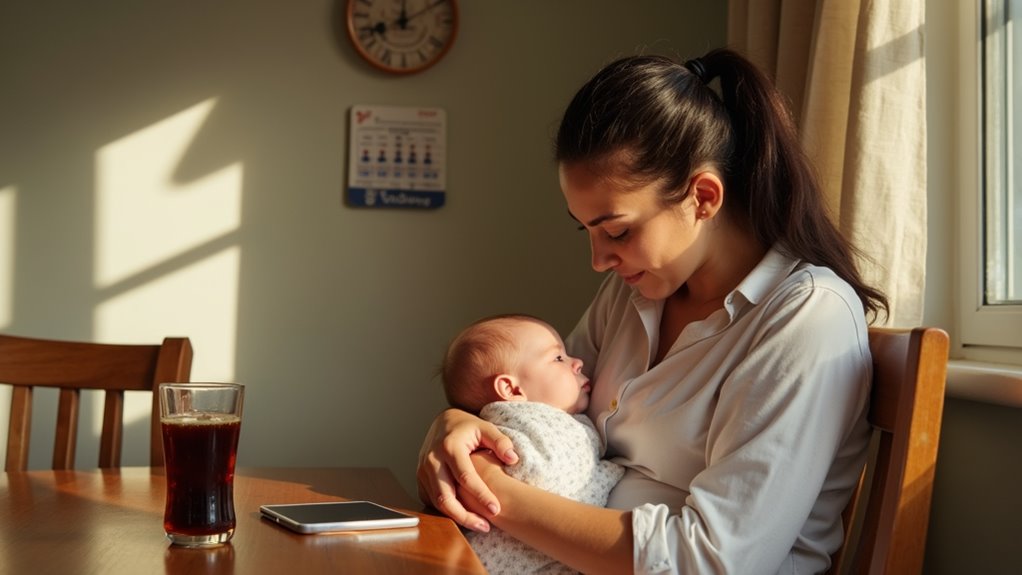 coca cola timing for nursing