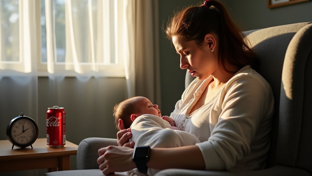 coke duration in breastfeeding